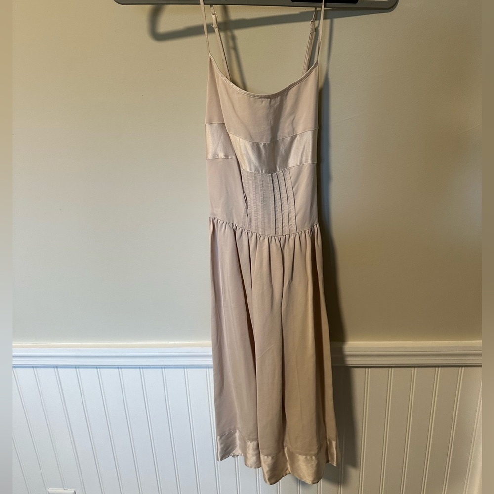 LIGHT PINK SILK DRESS | 4